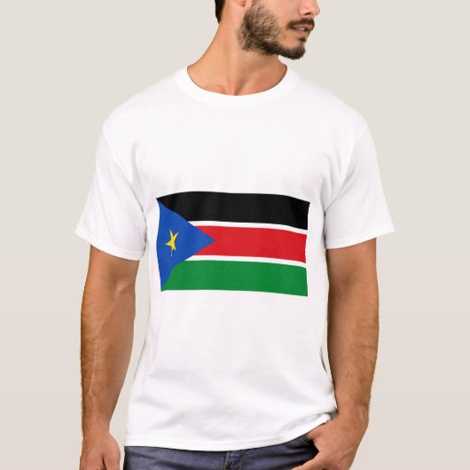 Südsudan-Flagge T-Shirt (Vorderseite)
