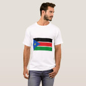 Südsudan-Flagge T-Shirt (Vorne ganz)