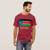 Südsudan-Flagge T-Shirt (Vorne ganz)