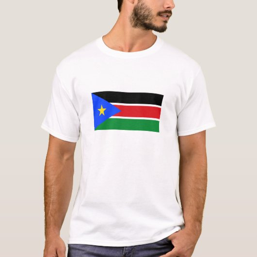 Südsudan-Flagge T-Shirt (Vorderseite)