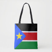 Südsudan-Flagge Tasche (Vorderseite)