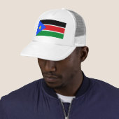 Südsudan-Flagge Truckerkappe (Beispiel)