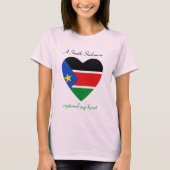 Südsudan-Flaggen-Schatz-T - Shirt (Vorderseite)
