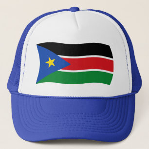 Südsudan-Flaggenmütze Truckerkappe