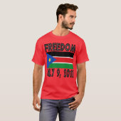 Südsudan-Freiheits-Flaggen-T-Shirt T-Shirt (Vorne ganz)