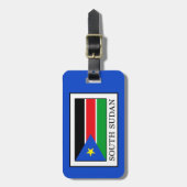 Südsudan Gepäckanhänger (Vorderseite vertikal)