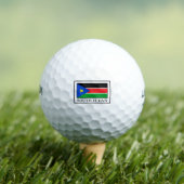 Südsudan Golfball (Insitu T-Shirt)