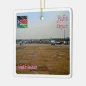 SÜDSUDAN, Juba, Afrika, Keramikornament (Links)