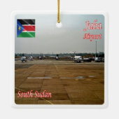 SÜDSUDAN, Juba, Afrika, Keramikornament (Rückseite)
