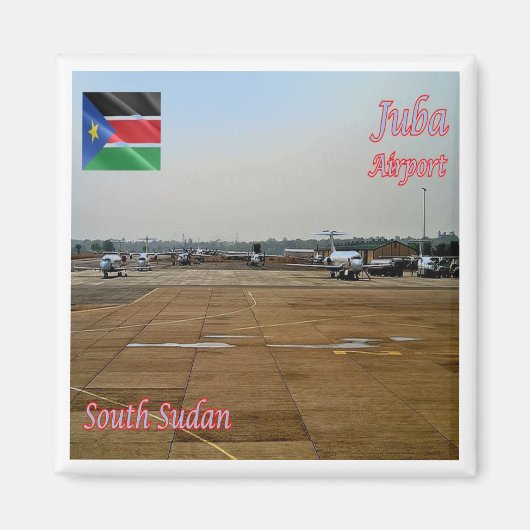 SÜDSUDAN, Juba, Afrika, Kühlschrank Magnet (Vorne)