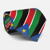 Südsudan Krawatte (Gerollt)