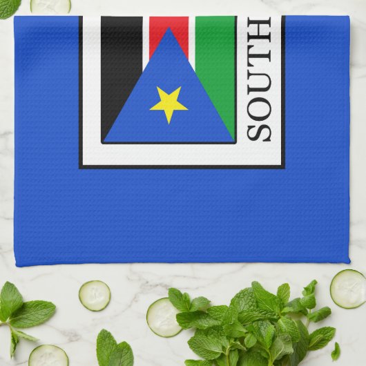 Südsudan Küchentuch (Gefaltet)