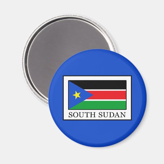 Südsudan Magnet (Vorderseite/Rückseite)