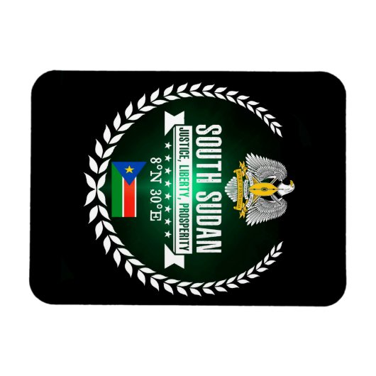 Südsudan Magnet (Horizontal)
