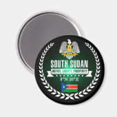 Südsudan Magnet (Vorderseite/Rückseite)