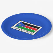 Südsudan Pappteller (Schrägansicht)