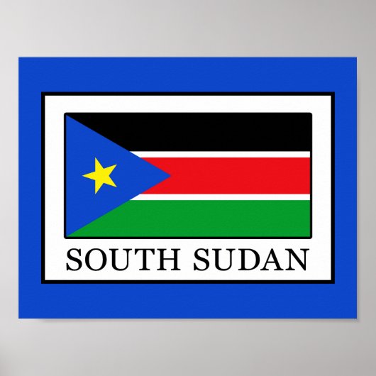 Südsudan Poster (Vorne)