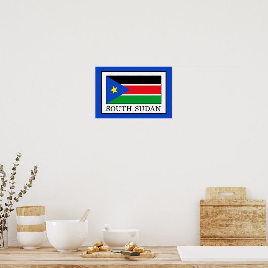 Südsudan Poster (Küche)