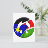 Südsudan Postkarte (Stehend Vorderseite)