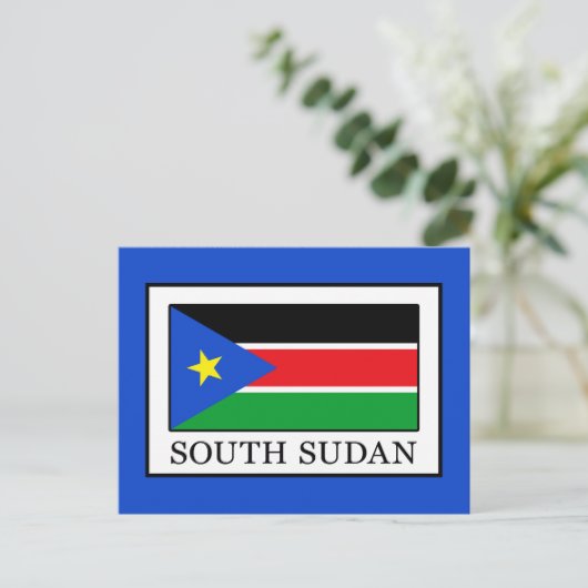 Südsudan Postkarte (Stehend Vorderseite)