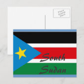 Südsudan-Postkarte Postkarte (Vorne/Hinten)