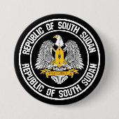Südsudan-Runde Button (Vorderseite)