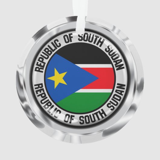 Südsudan-Runde Ornament (Rückseite)