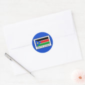 Südsudan Runder Aufkleber (Umschlag)