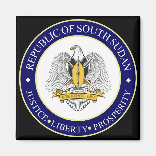 Südsudan-Symbol Magnet (Vorne)