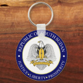 Südsudan-Symbol Schlüsselanhänger (Vorderseite)