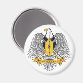 Südsudan-Wappen Magnet (Vorderseite/Rückseite)