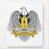Südsudan-Wappen Mousepad (Vorne)
