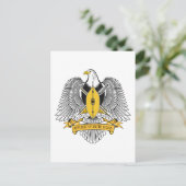 Südsudan-Wappen Postkarte (Stehend Vorderseite)