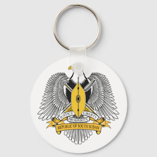 Südsudan-Wappen Schlüsselanhänger