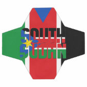 Südsudanesische Flagge Adortable Patriotic Fußball (Flach)