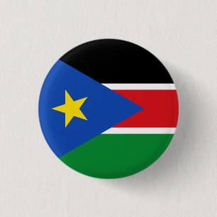 Südsudanesische Flagge, Flagge Südsudans Button
