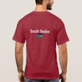 Südsudanesische Flagge, Flagge Südsudans T-Shirt (Rückseite)