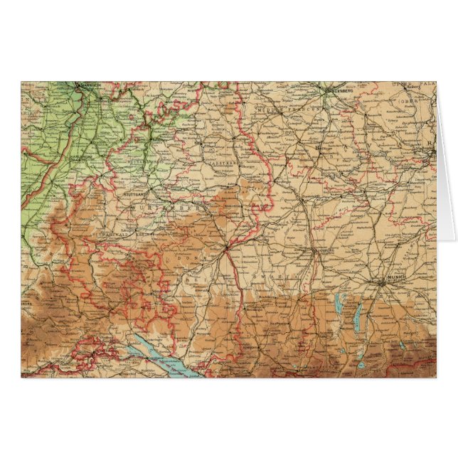 Südteil Deutschlands (Vorderseite (Horizontal))