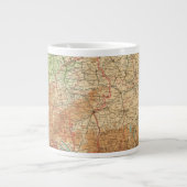 Südteil Deutschlands Jumbo-Tasse (Vorderseite)