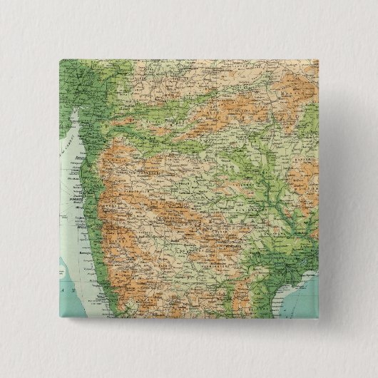 Südteil Indiens Button (Vorderseite)