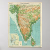Südteil Indiens Poster (Vorne)