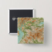 Südteil Schottlands Button (Vorne & Hinten)