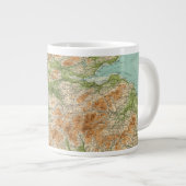 Südteil Schottlands Jumbo-Tasse (Vorderseite Rechts)