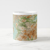 Südteil Schottlands Jumbo-Tasse (Vorderseite)