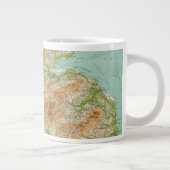 Südteil Schottlands Jumbo-Tasse (Rechts)