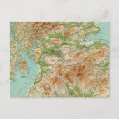 Südteil Schottlands Postkarte (Vorderseite)