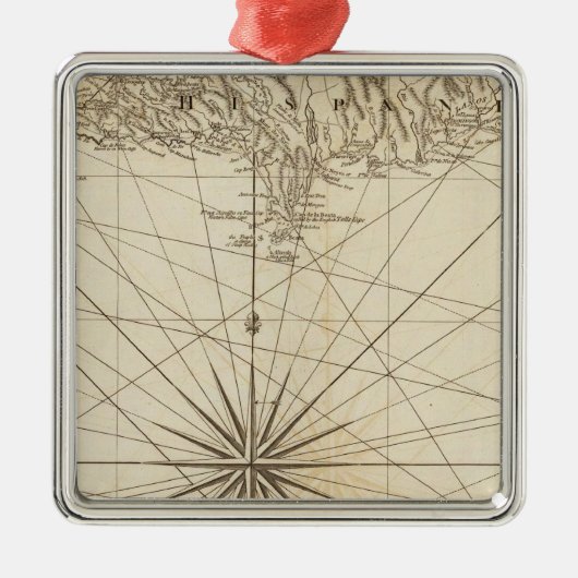 Südteil St. Domingo oder Hispaniola Ornament Aus Metall (Vorne)