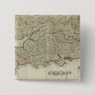 Südteil von England und Wales Button