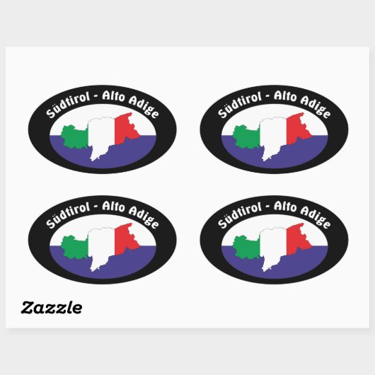 Südtirol – Alto Adige - Italien - Italia Aufkleber (Blatt)