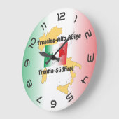 Südtirol - Alto Adige - Italien - Italia Uhr (Winkel)